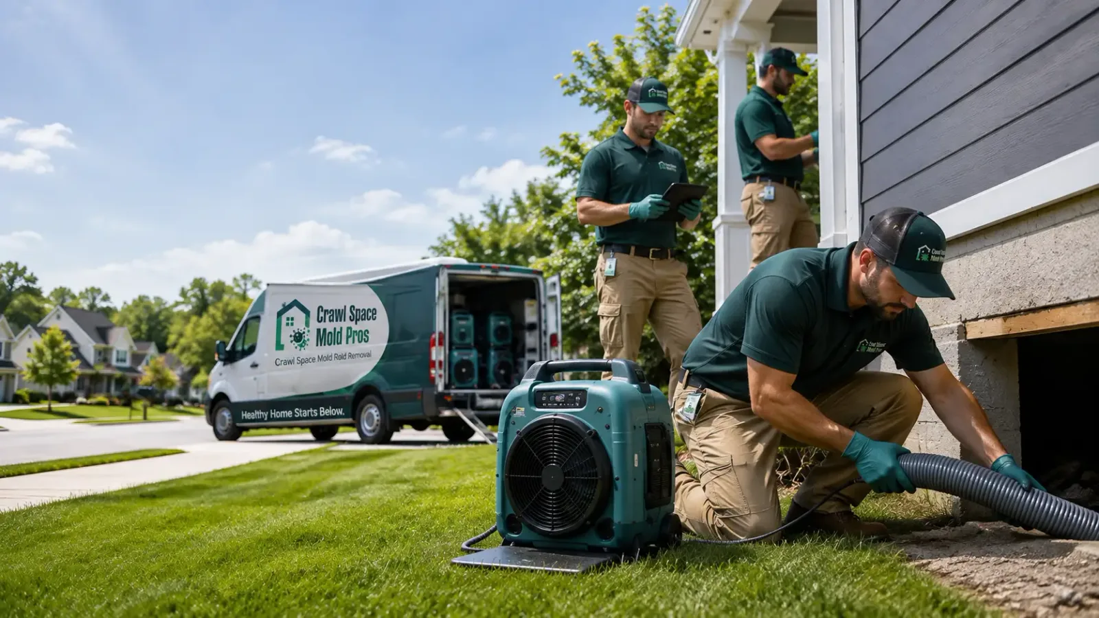 Crawl Space Mold Removal in Stanford, CA